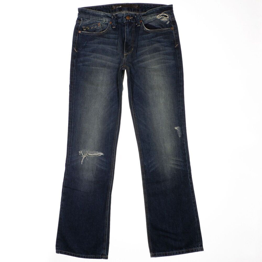 NWT Joes Jeans Rocker Slim Fit Bootcut Size 32 Womens Distressed